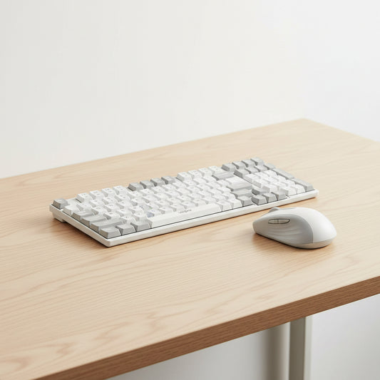 2.4G Wireless Keyboard and Mouse Combo,Compact Full-Size (98 Keys) Keyboard,Silent Touch ,6-Button & 3-DPI Quiet Wireless Mouse,Portable Kit for Windows Computer PC Mac OS Laptop