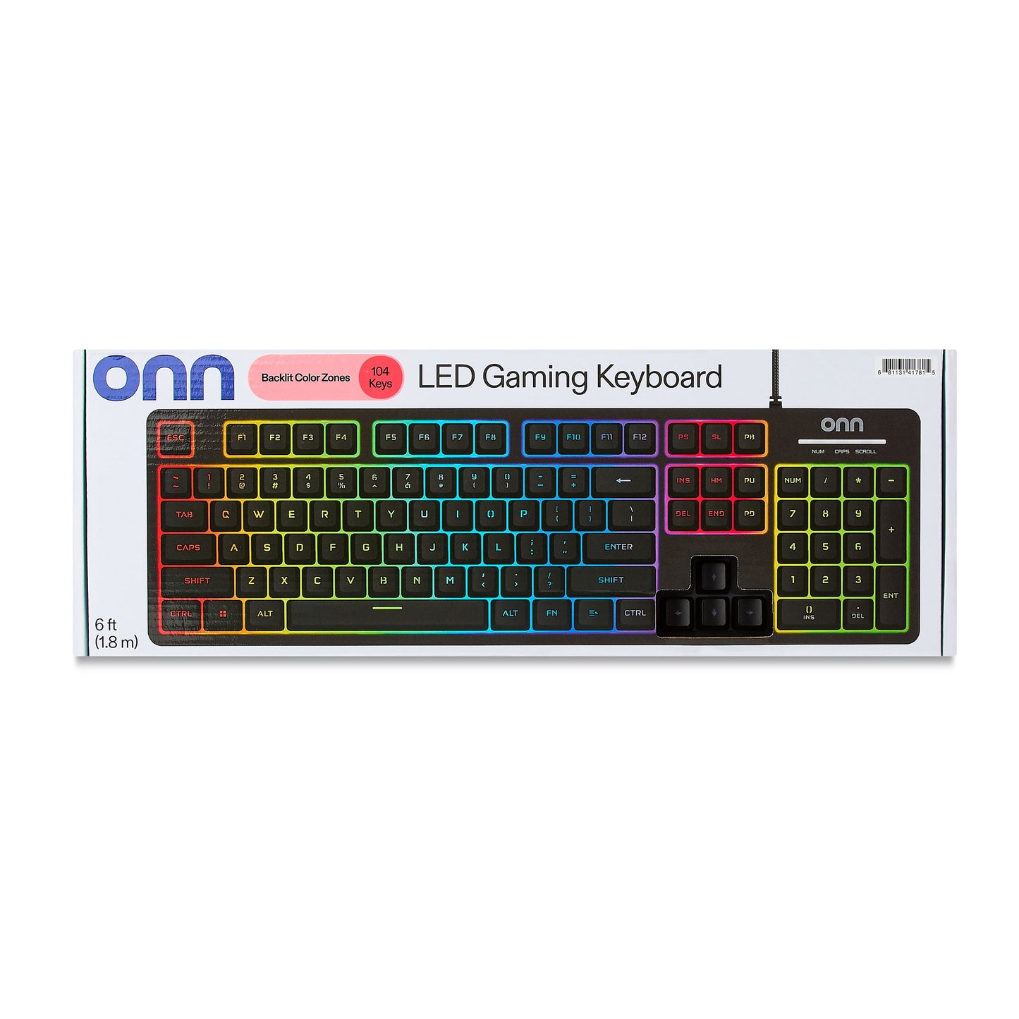 Wired LED Gaming Keyboard also backlit