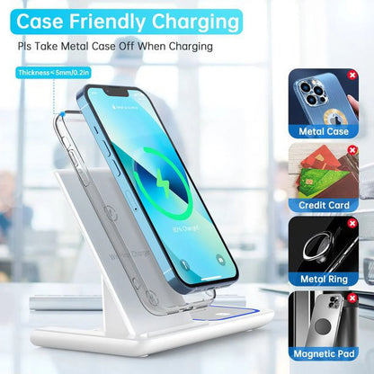 Wireless Charger, 3 in 1 Wireless charger