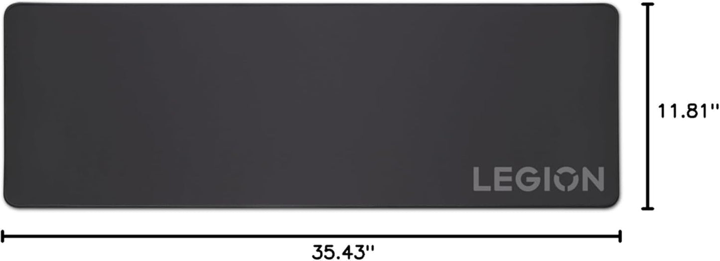 Legion Gaming XL Cloth Mouse Pad, Anti-Fray, Black